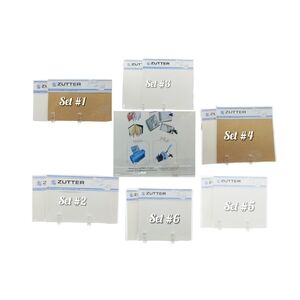 Zutter Crafting Collection. 6 Sets. Each Set Includes 2 Covers and 20 Pages